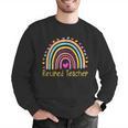 Retired Teacher Rainbow Men Graphic Sweatshirt, funny gift Retired Teacher Rainbow Men Graphic Sweatshirt, funny gift