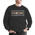 Retro Counseling Crew Counselor Teacher Appreciation Men Graphic Sweatshirt, funny gift Retro Counseling Crew Counselor Teacher Appreciation Men Graphic Sweatshirt, funny gift