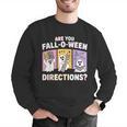 Retro Are You Fall O Ween Directions Teacher Halloween Ghost Men Graphic Sweatshirt, funny gift Retro Are You Fall O Ween Directions Teacher Halloween Ghost Men Graphic Sweatshirt, funny gift