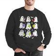 Retro Halloween Science Teacher Ghost Laboratory Teacher Men Graphic Sweatshirt, Science Teacher Sweatshirts, funny gift Retro Halloween Science Teacher Ghost Laboratory Teacher Men Graphic Sweatshirt, Science Teacher Sweatshirts, funny gift