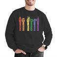 Retro Be Kind ASL Deaf Teacher Sign Language Gay Pride Men Graphic Sweatshirt, funny gift Retro Be Kind ASL Deaf Teacher Sign Language Gay Pride Men Graphic Sweatshirt, funny gift