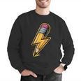 Retro Pencil Pencil Back To School Teacher Student Men Graphic Sweatshirt, funny gift Retro Pencil Pencil Back To School Teacher Student Men Graphic Sweatshirt, funny gift