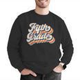 Retro Sunset Fifth Grade Teacher & Student Back To School Men Graphic Sweatshirt, funny gift