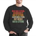 Riddle Wordplay Joke For Grammar Nerds And Teachers Men Graphic Sweatshirt, funny gift Riddle Wordplay Joke For Grammar Nerds And Teachers Men Graphic Sweatshirt, funny gift