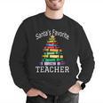 Santa's Favorite Teacher Idea For Christmas Teachers Men Graphic Sweatshirt, funny gift Santa's Favorite Teacher Idea For Christmas Teachers Men Graphic Sweatshirt, funny gift