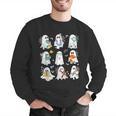 Science Teacher Ghost Laboratory Halloween Teacher Men Graphic Sweatshirt, Science Teacher Sweatshirts, funny gift