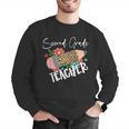 Second Grade Teacher Leopard Pencil 2nd Grade Women Teacher Men Graphic Sweatshirt, 2nd Grade Teacher Sweatshirts, funny gift Second Grade Teacher Leopard Pencil 2nd Grade Women Teacher Men Graphic Sweatshirt, 2nd Grade Teacher Sweatshirts, funny gift