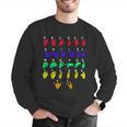 Sign Language Alphabet For ASL Interpreter Deaf Teacher Stud For Men Women Girls Kids Men Graphic Sweatshirt, funny gift