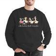 Silly Teachers Build Character Goose Teacher Back To School Men Graphic Sweatshirt, funny gift Silly Teachers Build Character Goose Teacher Back To School Men Graphic Sweatshirt, funny gift