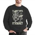 Skeleton Music Teacher I'Ll Wait Until It's Quiet Men Graphic Sweatshirt, funny gift Skeleton Music Teacher I'Ll Wait Until It's Quiet Men Graphic Sweatshirt, funny gift