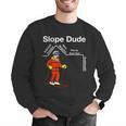 Slope Dude Algebra Geometry Middle School Math Teacher Men Graphic Sweatshirt, funny gift