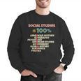 Social Studies Is Relevant History Teacher History Buff Men Graphic Sweatshirt, History Teacher Sweatshirts, funny gift