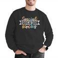 Special Education Rocks Sped Teacher Students Back To School Men Graphic Sweatshirt, funny gift