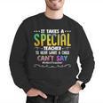 Special Teacher Daycare School Childcare Infant Teacher Men Graphic Sweatshirt, funny gift