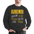 Spelling Bee Halloween Pun Costume Beekeeper Teacher Men Graphic Sweatshirt, funny gift Spelling Bee Halloween Pun Costume Beekeeper Teacher Men Graphic Sweatshirt, funny gift