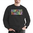 Substitute Teacher Women Back To School Substitute Teacher Men Graphic Sweatshirt, funny gift Substitute Teacher Women Back To School Substitute Teacher Men Graphic Sweatshirt, funny gift