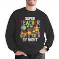 Super Teacher By Day Super Tired By Night Men Graphic Sweatshirt, Super Teacher Sweatshirts, funny gift Super Teacher By Day Super Tired By Night Men Graphic Sweatshirt, Super Teacher Sweatshirts, funny gift