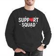 Support Squad Cute Heart Supportive Teacher Team Member Men Graphic Sweatshirt, funny gift Support Squad Cute Heart Supportive Teacher Team Member Men Graphic Sweatshirt, funny gift