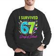 I Survived 67 Days Of School 67 Meme Science Teacher Men Graphic Sweatshirt, Science Teacher Sweatshirts, funny gift I Survived 67 Days Of School 67 Meme Science Teacher Men Graphic Sweatshirt, Science Teacher Sweatshirts, funny gift
