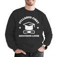 SYLLABUS PROFESSOR TEACHER Men Graphic Sweatshirt, funny gift SYLLABUS PROFESSOR TEACHER Men Graphic Sweatshirt, funny gift