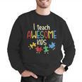 I Teach Awesome Kids Shirt Autism Special Education Teacher Men Graphic Sweatshirt, funny gift I Teach Awesome Kids Shirt Autism Special Education Teacher Men Graphic Sweatshirt, funny gift