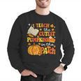 I Teach The Coolest Pumpkins In The Patch Teacher Halloween Men Graphic Sweatshirt, funny gift