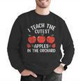 I Teach The Cutest Apples In The Orchard Cute Fall Teacher Men Graphic Sweatshirt, funny gift I Teach The Cutest Apples In The Orchard Cute Fall Teacher Men Graphic Sweatshirt, funny gift
