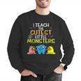 I Teach Cutest Little Monsters Halloween Teacher Men Women Men Graphic Sweatshirt, funny gift