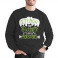 I Teach The Cutest Little Monsters Halloween Teacher Spooky Men Graphic Sweatshirt, funny gift