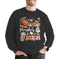 I Teach The Cutest Pumpkins In The Patch Halloween Teacher Men Graphic Sweatshirt, funny gift