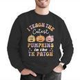 I Teach The Cutest Pumpkins In The TK Patch TK Teacher Fall Men Graphic Sweatshirt, funny gift