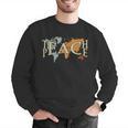 Teach Peace Teacher Teacher Men Graphic Sweatshirt, funny gift Teach Peace Teacher Teacher Men Graphic Sweatshirt, funny gift