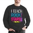 I Teach Rockstars Tee Orchestra Music Teacher Back To School Men Graphic Sweatshirt, funny gift