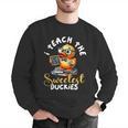 I Teach The Sweetest Duckies Teacher Rubber Duck Teaching Men Graphic Sweatshirt, funny gift I Teach The Sweetest Duckies Teacher Rubber Duck Teaching Men Graphic Sweatshirt, funny gift