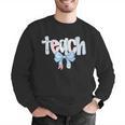 Teach Teacher Coquette Bow Pencil Back To School First Day Men Graphic Sweatshirt, funny gift Teach Teacher Coquette Bow Pencil Back To School First Day Men Graphic Sweatshirt, funny gift