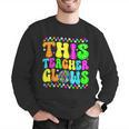 This Teacher 80s 90s Teachers's Day Glows Last Day Of School Men Graphic Sweatshirt, 90s Teacher Sweatshirts, funny gift This Teacher 80s 90s Teachers's Day Glows Last Day Of School Men Graphic Sweatshirt, 90s Teacher Sweatshirts, funny gift