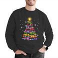 Teacher Crayon Christmas Tree Lights Student School Xmas Men Graphic Sweatshirt, funny gift Teacher Crayon Christmas Tree Lights Student School Xmas Men Graphic Sweatshirt, funny gift
