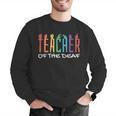 Teacher Of The Deaf ASL Teacher & Deaf Awareness Men Graphic Sweatshirt, funny gift Teacher Of The Deaf ASL Teacher & Deaf Awareness Men Graphic Sweatshirt, funny gift