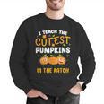 Teacher Halloween Pre-K Teacher Kindergarten Cutest Pumpkins Men Women Kids Men Graphic Sweatshirt, funny gift