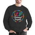 Teacher IEP IEP Encourage Progress Special Education Men Graphic Sweatshirt, funny gift