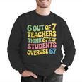 Teacher Overuse 67 Teacher Men Graphic Sweatshirt, funny gift Teacher Overuse 67 Teacher Men Graphic Sweatshirt, funny gift