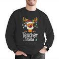 Teacher Squad Red Plaid Rudolph Reindeer Christmas Men Graphic Sweatshirt, funny gift Teacher Squad Red Plaid Rudolph Reindeer Christmas Men Graphic Sweatshirt, funny gift