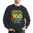 My Teacher Survived 100 Days Of Me Men Graphic Sweatshirt, funny gift My Teacher Survived 100 Days Of Me Men Graphic Sweatshirt, funny gift