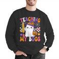Teaching My Boos Ghost Teacher Cute Pencil Halloween Teacher Men Graphic Sweatshirt, funny gift