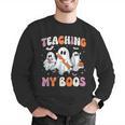 Teaching My Boos Teacher Cute Ghost Teacher Halloween Men Graphic Sweatshirt, funny gift Teaching My Boos Teacher Cute Ghost Teacher Halloween Men Graphic Sweatshirt, funny gift