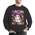 Teaching My Boos Teacher Ghost Teach Halloween Teacher Men Graphic Sweatshirt, funny gift