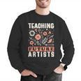 Teaching Future Artists For Art Teachers And Lovers For Men Women Girls Kids Men Graphic Sweatshirt, funny gift