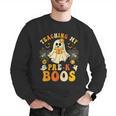 Teaching My Pre-K Boos Crew Teachers Halloween Ghost Men Graphic Sweatshirt, funny gift Teaching My Pre-K Boos Crew Teachers Halloween Ghost Men Graphic Sweatshirt, funny gift