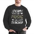 Team Music Teacher Camo Teacher Student Back To School Men Graphic Sweatshirt, funny gift Team Music Teacher Camo Teacher Student Back To School Men Graphic Sweatshirt, funny gift