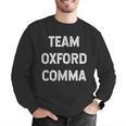 Team Oxford Comma English Majors And Teachers For Men Women Girls Kids Men Graphic Sweatshirt, English Teacher Sweatshirts, funny gift